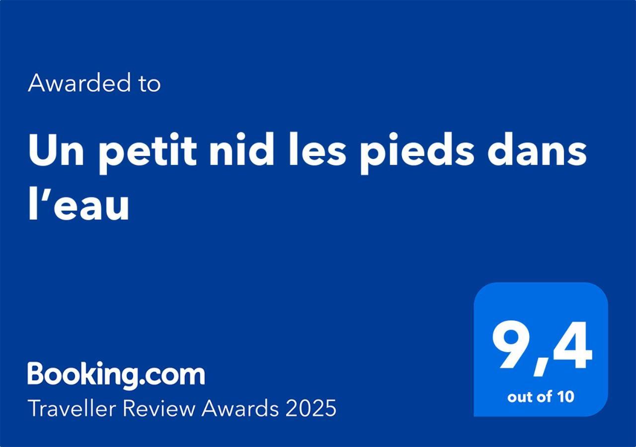 דירות ארגלס-סור-מר Un Petit Nid Les Pieds Dans L'Eau מראה חיצוני תמונה